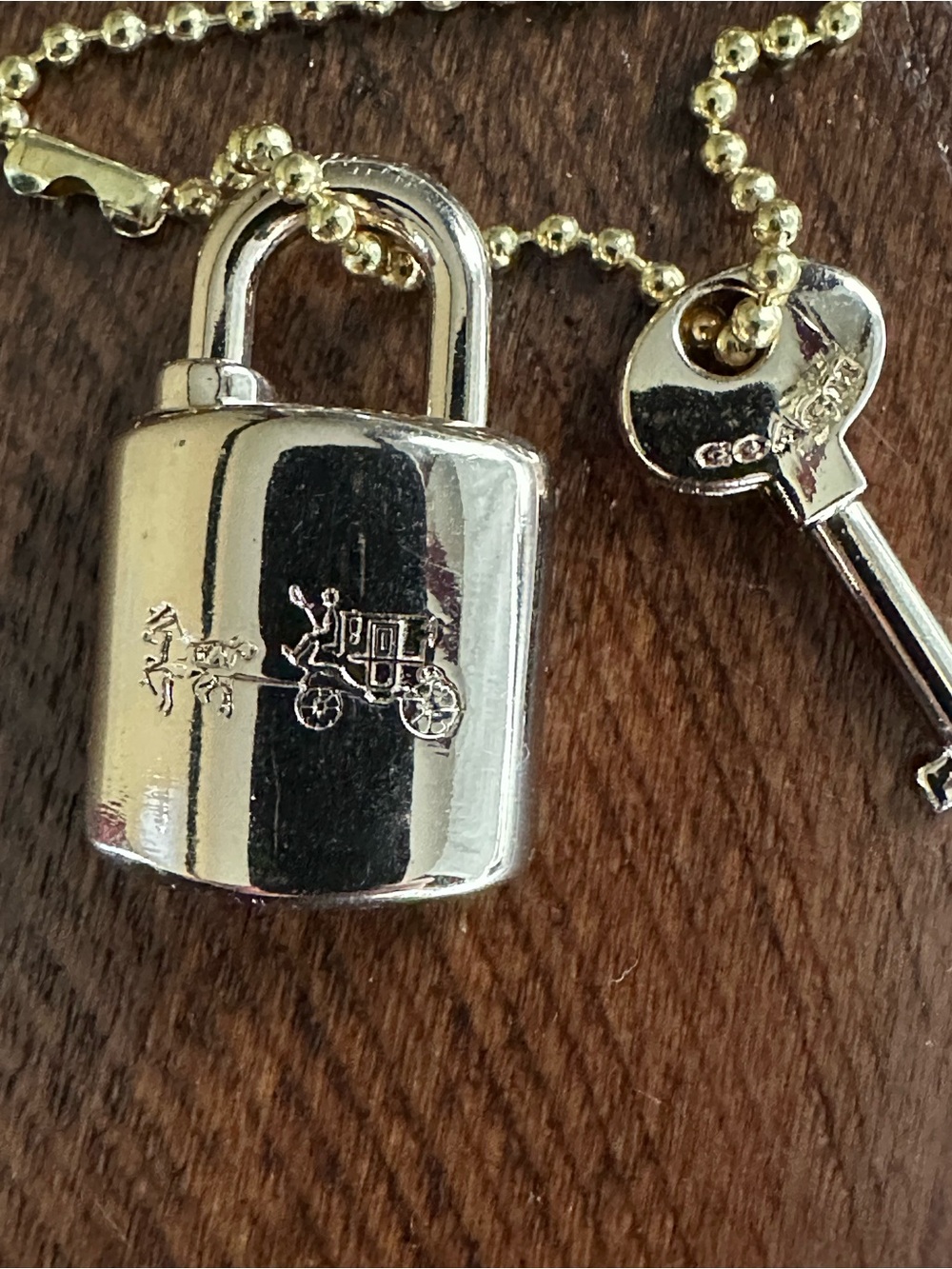 Coach Padlock & Key - Picture 4 of 8